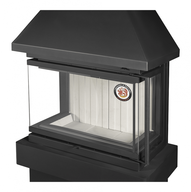 Камин ЭкоКамин Прага 3 стекла NEW