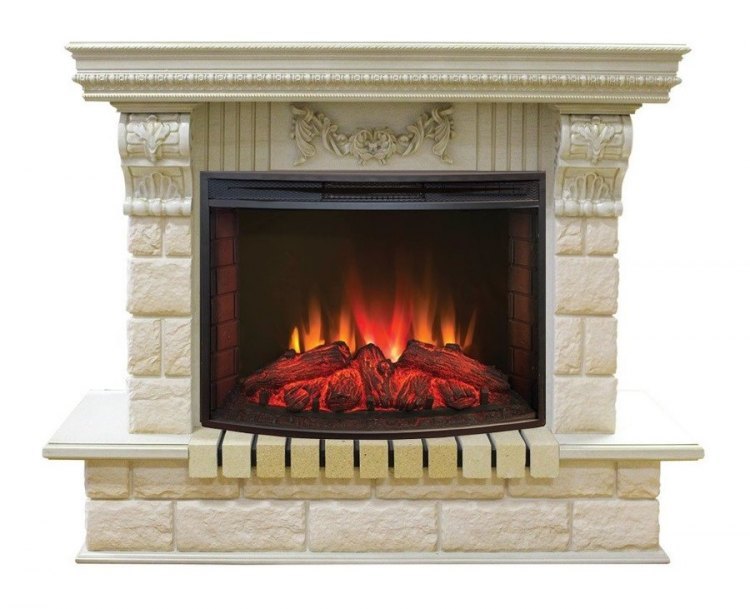 Электрокамин RealFlame Gracia 25'5  WT с Evrika 25,5