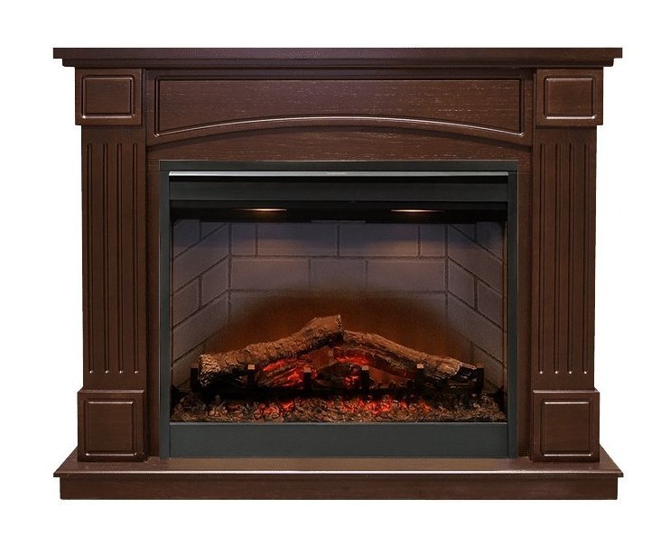 Каминокомплект Boston - Темный дуб с очагом Symphony 26'' DF2608-INT