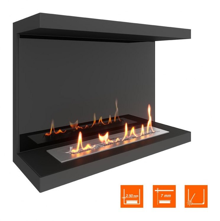 Биокамин фронтальный SteelHeat Leader 700 (Стемалит)