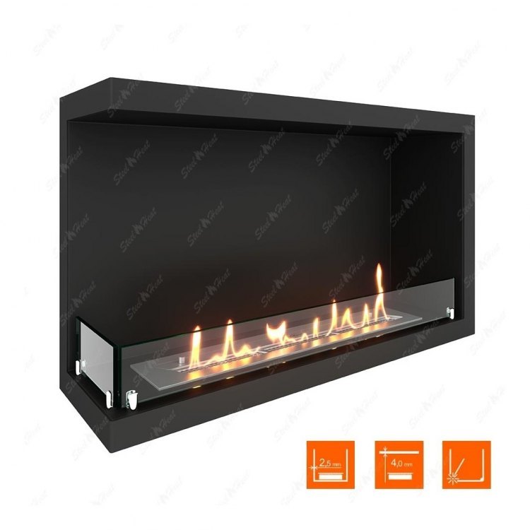 Биокамин угловой SteelHeat Leader 800 левый (Стандарт)