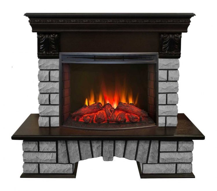 Электрокамин RealFlame Country Lux Rock 25 AO с Evrika 25,5