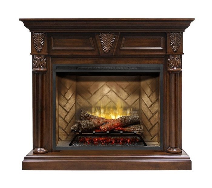 Каминокомплект Sheffield - Темный орех с очагом Revillusion RBF30