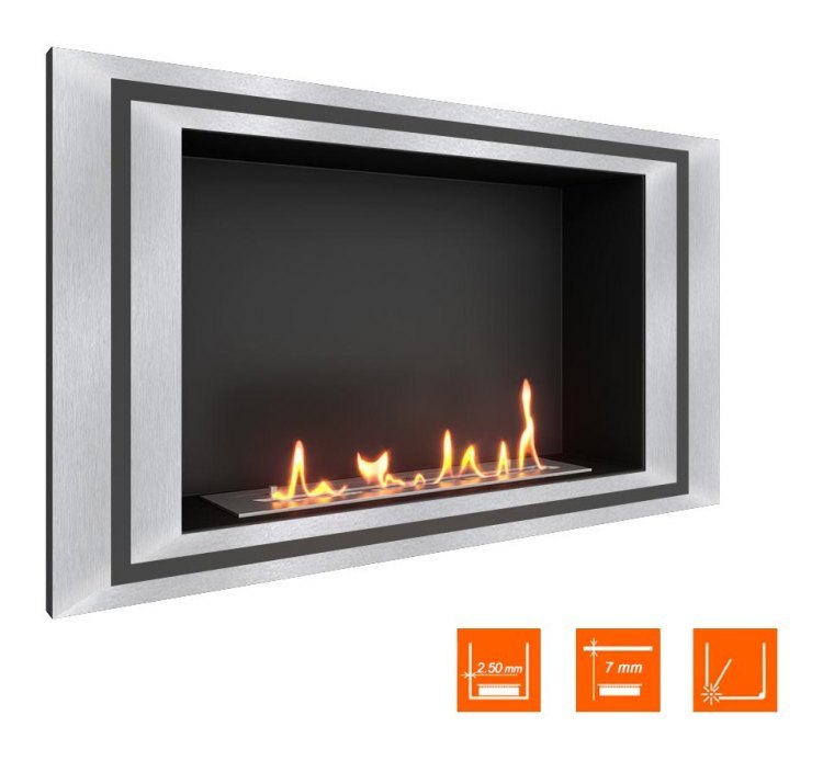 Биокамин в нишу SteelHeat LONG-D 900 (Стандарт)