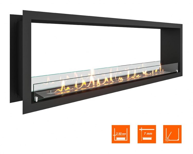 Биокамин сквозной SteelHeat Leader 1400 (Стекло)