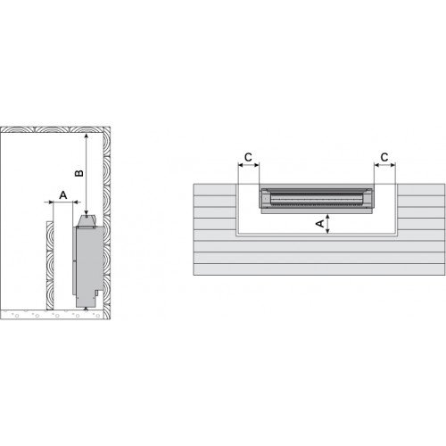 Электрическая печь для сауны Harvia Hidden Heater HH9 (под выносной пульт)