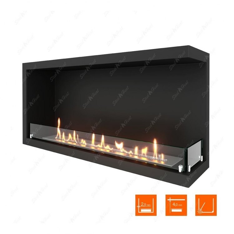 Биокамин угловой SteelHeat Leader 1000 правый (Стандарт)