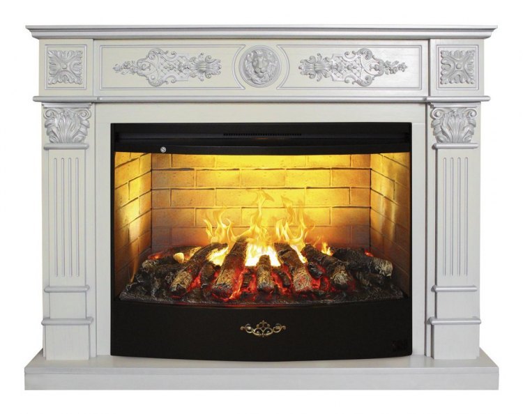 Электрокамин Leonardo 33 WT с очагом Firestar 33 3D