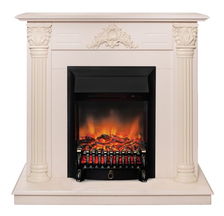 Электрокамин RealFlame Stefania WT с Fobos s Lux BL