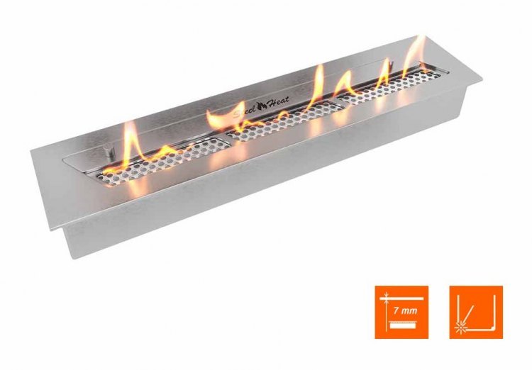 Биокамин напольный SteelHeat TETRISE 900 черный