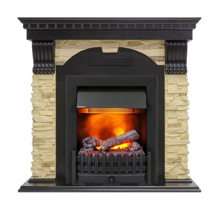 Каминокомплект Dublin - Вегне / Сланец с очагом Danville Black FB2