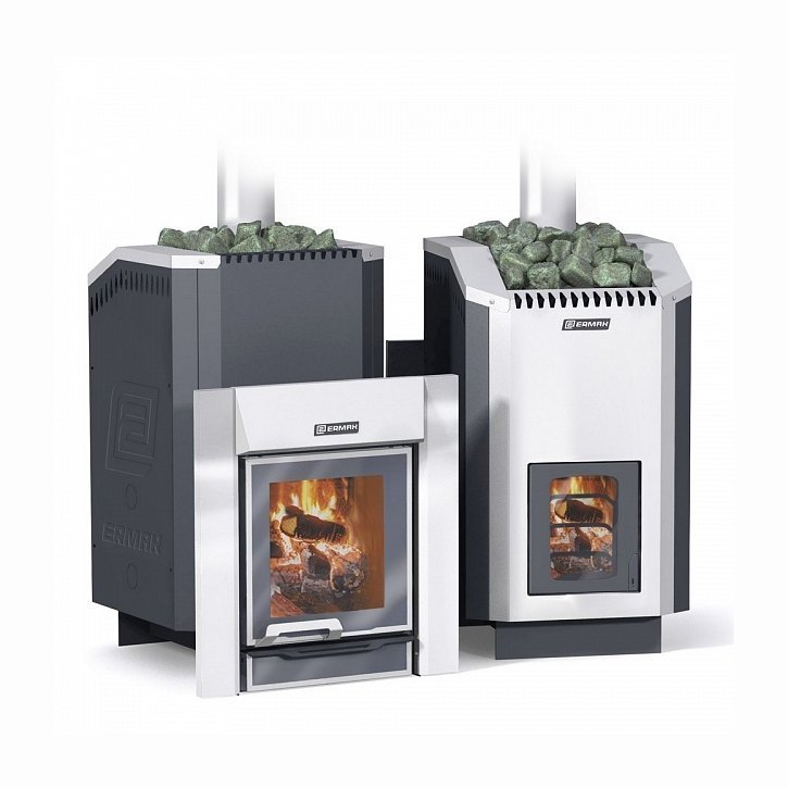 Дровяная печь для бани Ермак 24 Люкс 