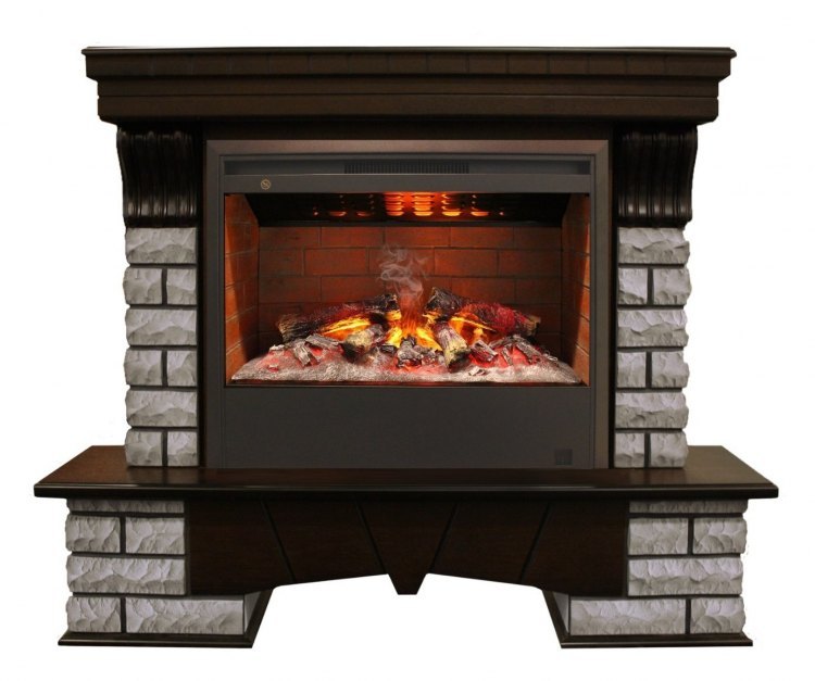 Электрокамин RealFlame Country Rock 26 AO с Helios 26 3D