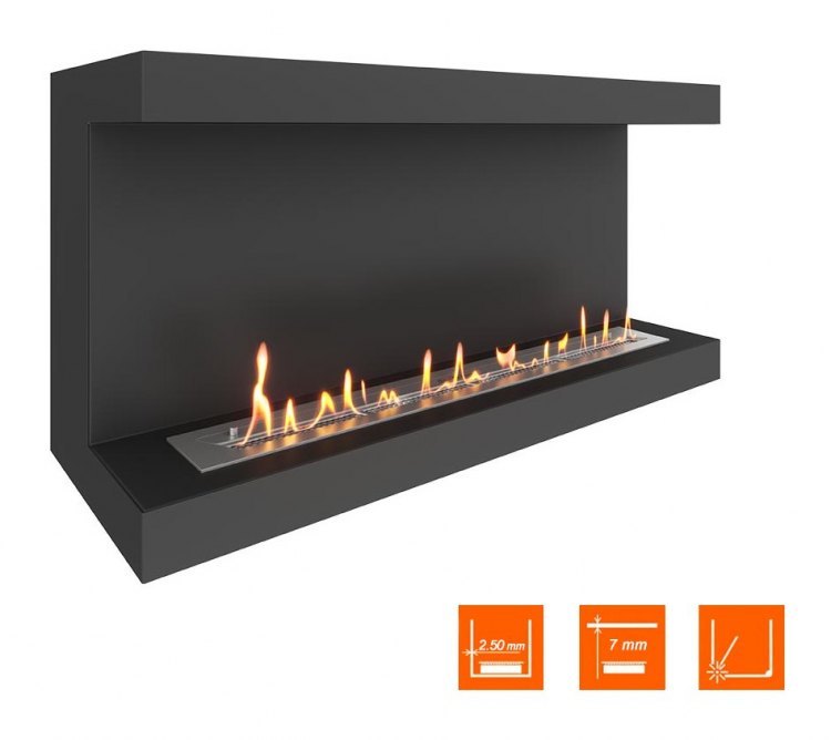 Биокамин фронтальный SteelHeat ONE 1100 (Стандарт)