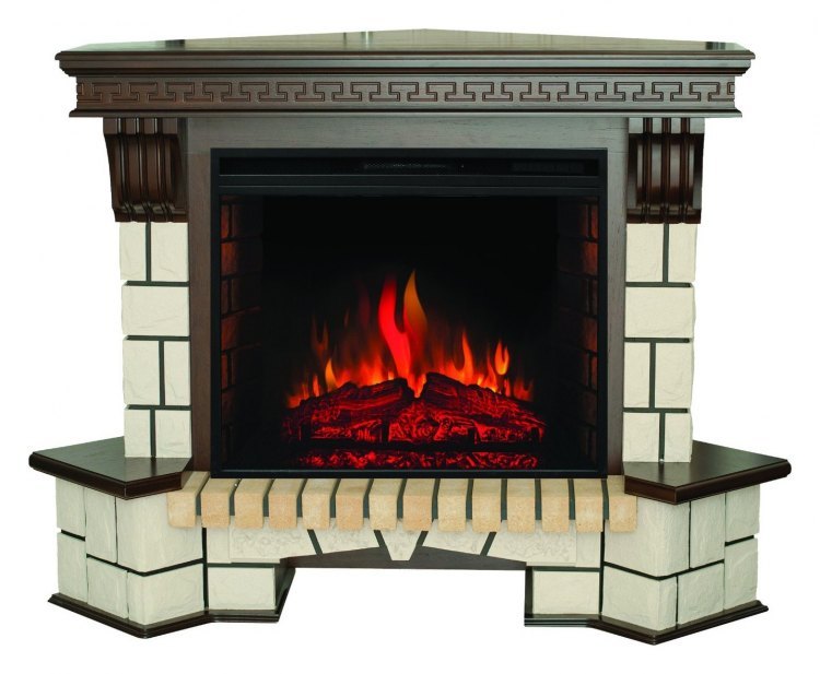 Электрокамин RealFlame Stone New Corner 26 AO с Epsilon 26 SIR