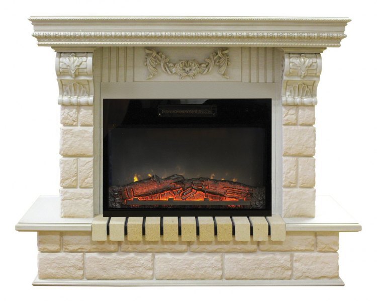 Электрокамин Gracia 25,5/24 WT c очагом Kendal 24