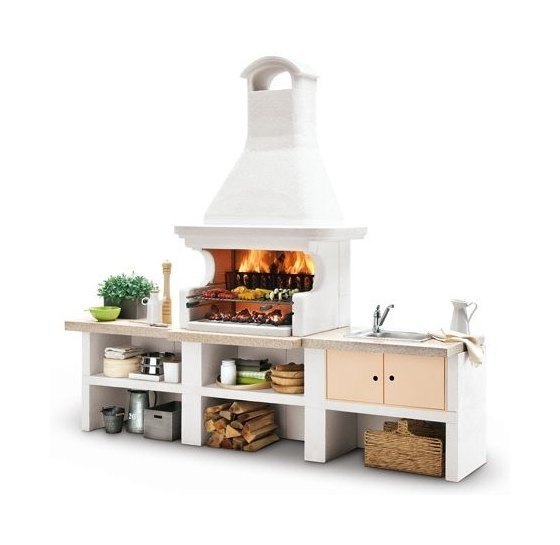 Барбекю Malibu 2: Гриль c духовкой справа (Palazzetti)