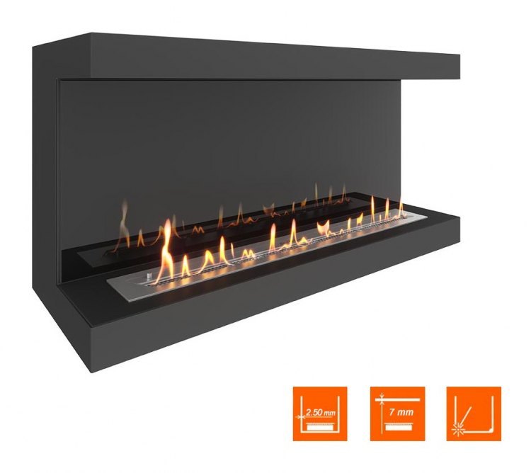 Биокамин фронтальный SteelHeat ONE 1100 (Стемалит)