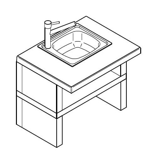 Барбекю Malibu 2: Модуль с раковиной (Palazzetti)