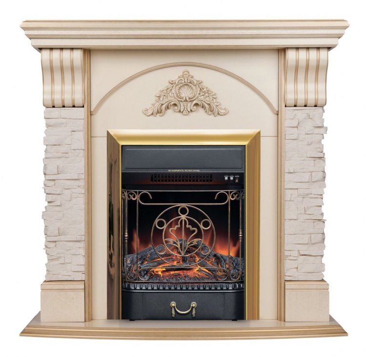 Электрокамин RealFlame Athena WT с Majestic Lux BR S