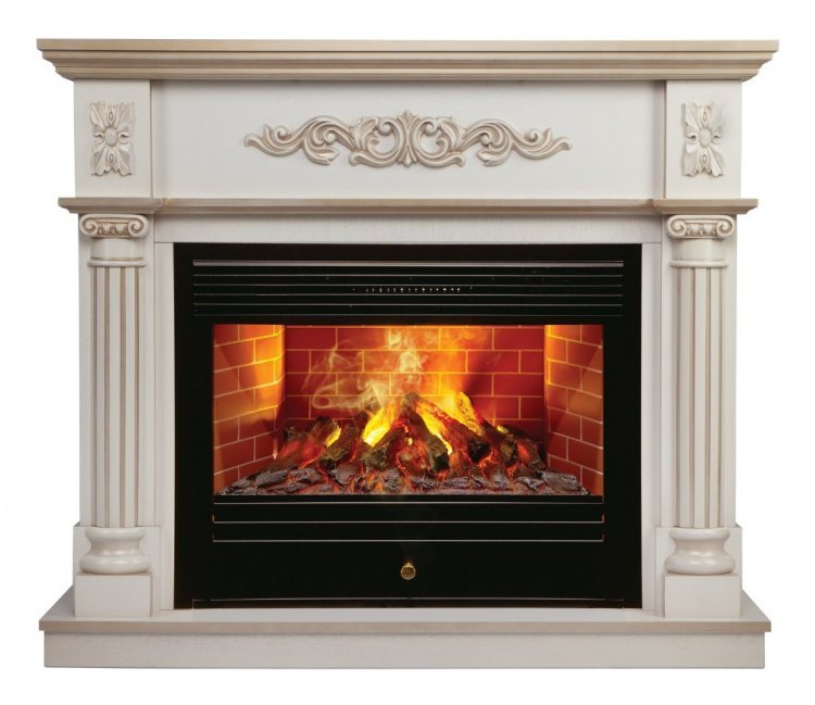 Электрокамин Silvia 26 WT с очагом Novara 26 3D