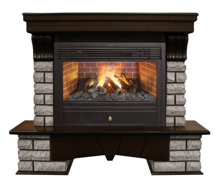 Электрокамин RealFlame Country Rock 26 AO с Novara 26 3D