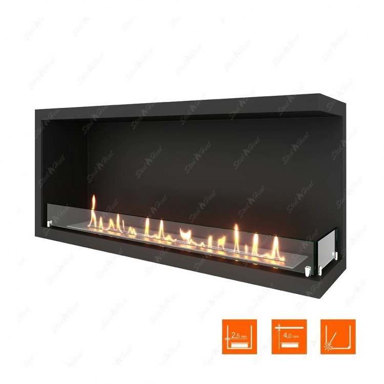 Биокамин угловой SteelHeat Leader 1100 правый (Стандарт)