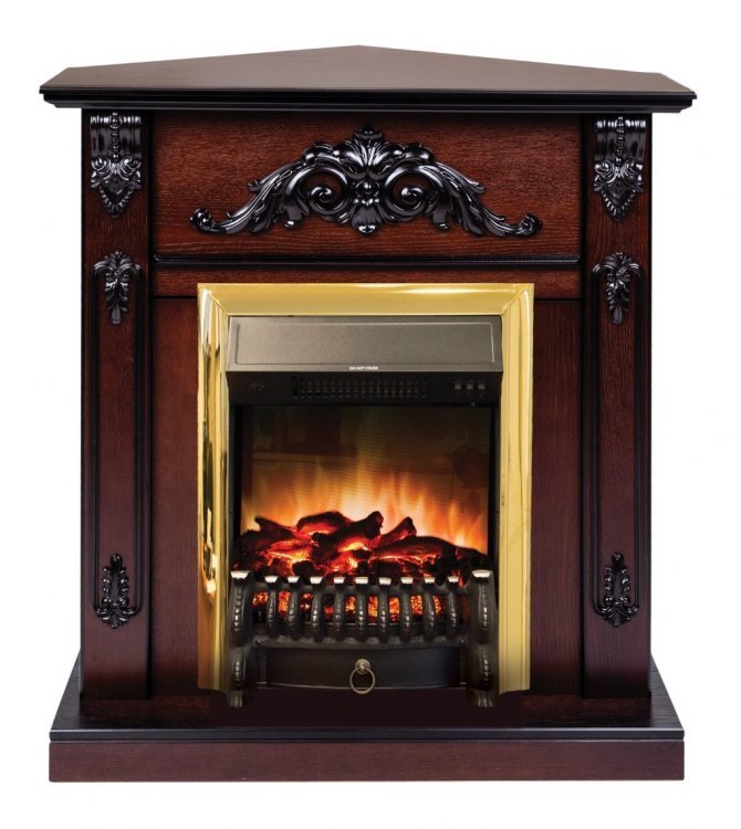 Электрокамин RealFlame Anita Corner (угловой) AO с Fobos Lux BR S
