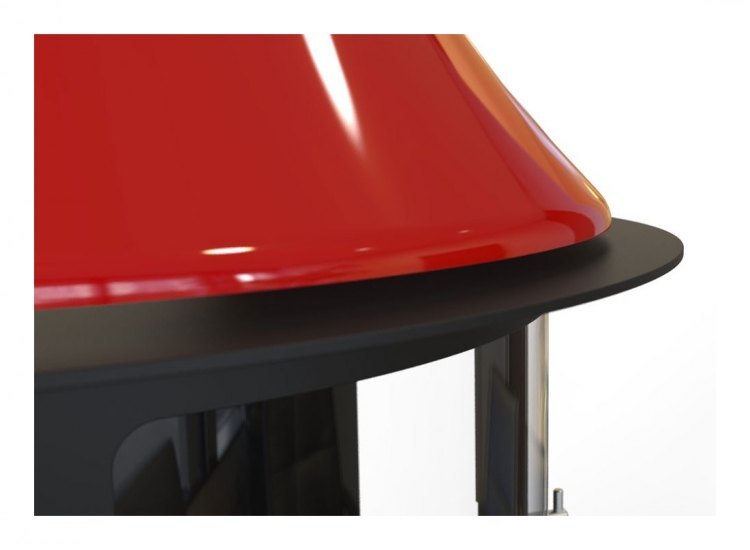 Камин LORENA CENTRAL RAL, подвесной, со стеклом (Traforart)