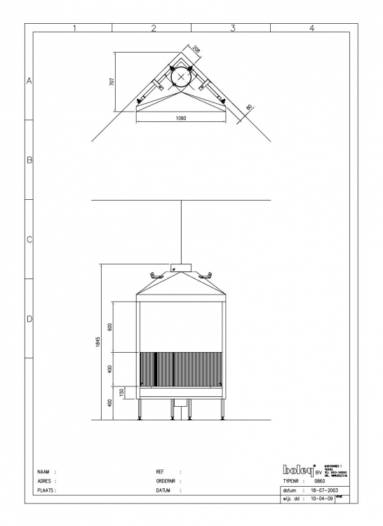 Камин Boley Model 860