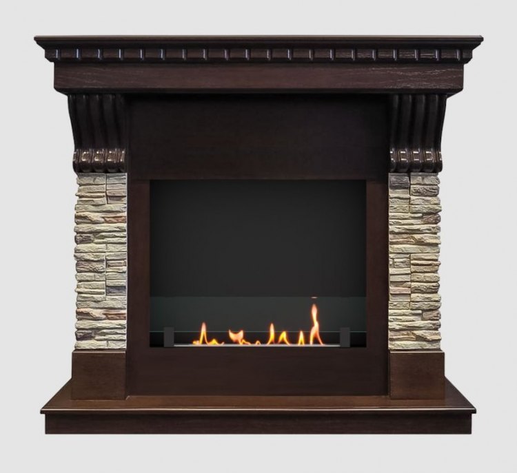 Биокамин в портале SteelHeat Marsel (Стекло)