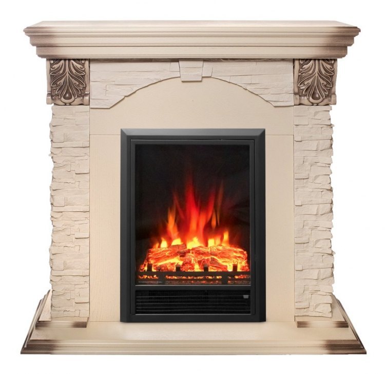 Электрокамин RealFlame Dublin Lux WT с Eugene