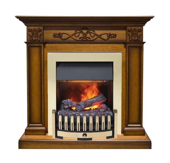 Каминокомплект Verona - Дуб антик с очагом Danville Brass FB2