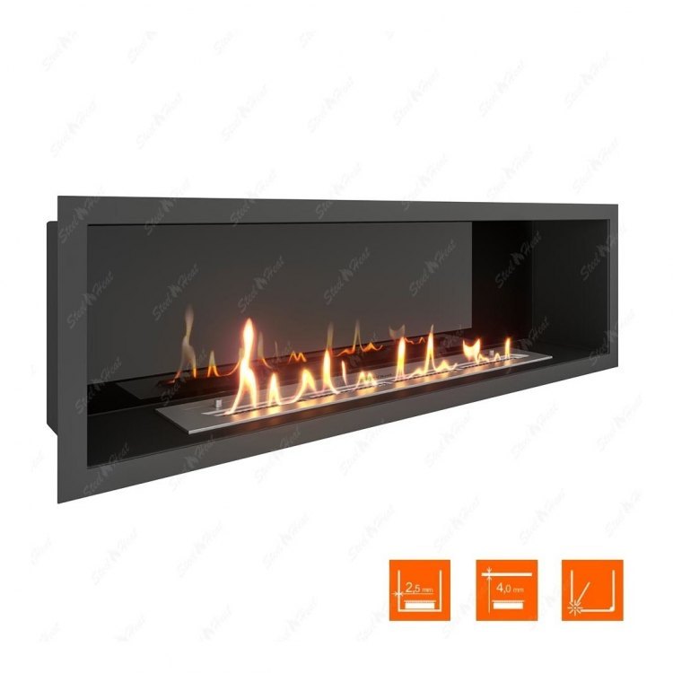 Биокамин в нишу SteelHeat LEADER 1000 Small (Стемалит)