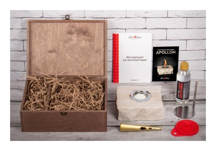 Подарочный набор SteelHeat PREMIUM BOX APOLLON + деревянная коробка + стартовый комплект