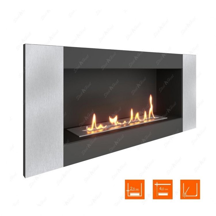Биокамин в нишу SteelHeat LONG-V 900 Small (Стандарт)