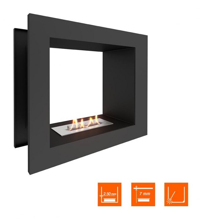 Биокамин сквозной SteelHeat ONE 600 (Стандарт)