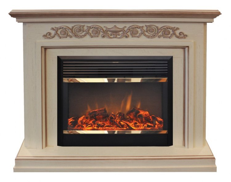 Электрокамин RealFlame Leticia 26 WT  с MoonBlaze Lux BL S