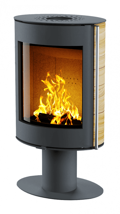 Печь-камин Астов OVAL Песчаник