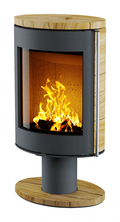 Печь-камин Астов OVAL Песчаник