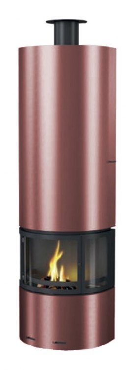 Камин DIAMANTE FRONTAL RAL, со стеклом (Traforart)