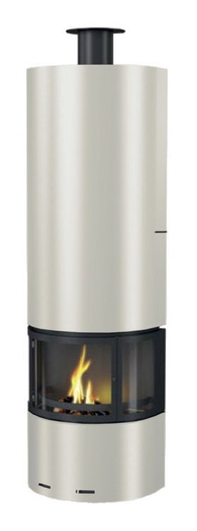 Камин DIAMANTE FRONTAL RAL, со стеклом (Traforart)