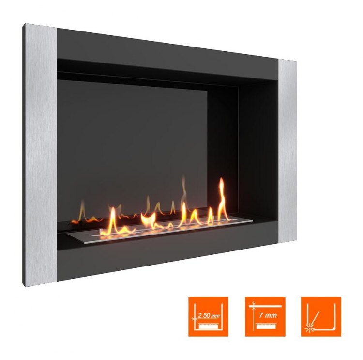 Биокамин в нишу SteelHeat ONE-V 800 (Стемалит)