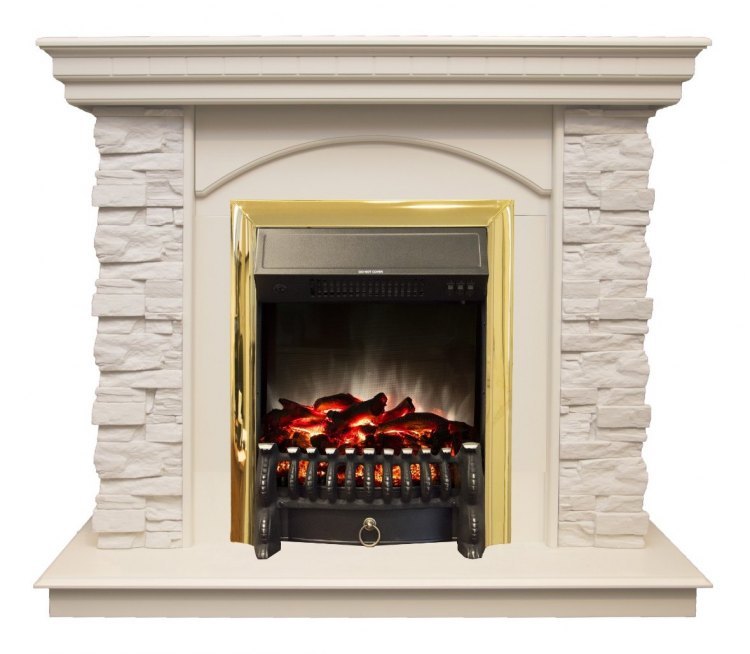 Электрокамин RealFlame Elford WT с Fobos Lux BR S