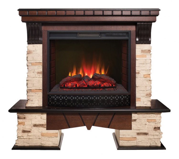 Электрокамин Rockland 25,5 AO с очагом Sparta 25,5 LED