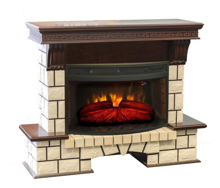 Электрокамин RealFlame Stone New 33 AO с FireSpace 33W S IR