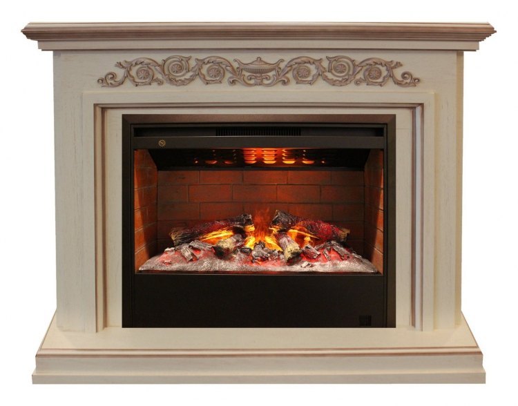 Электрокамин RealFlame Leticia 26 WT с Helios 26 3D