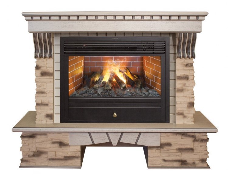 Электрокамин RealFlame Sorento WT с Novara 26 3D