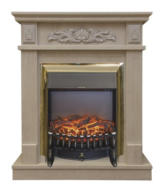 Электрокамин RealFlame Adelaida WT с Fobos Lux S BR