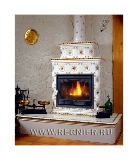 Изразцовая печь камин Regnier Перрин / Perrine